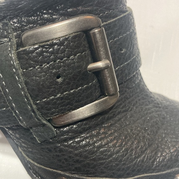 Apepazza Black leather mules with silver studding - Picture 12 of 13